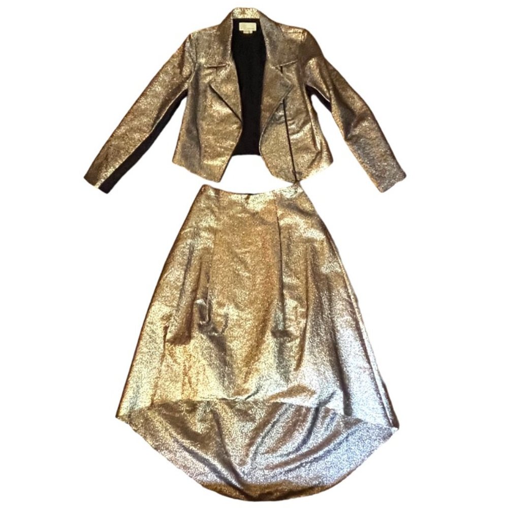 SACHIN & BABI High-Low Skirt and Jacket Set - Size M/6 - Picture 1 of 5